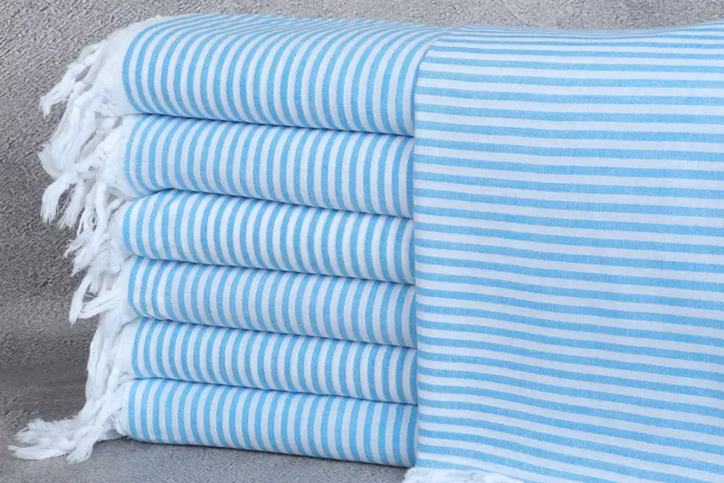 68x36 Cotton Striped Towel, Bulk Order Towel, Best Friend Gift, Unique Gift, Large Beach Towel Personalized, Travel towel, Peshtemal Towel - 1
