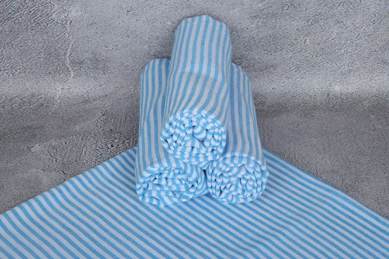 68x36 Cotton Striped Towel, Bulk Order Towel, Best Friend Gift, Unique Gift, Large Beach Towel Personalized, Travel towel, Peshtemal Towel - 7