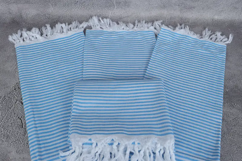 68x36 Cotton Striped Towel, Bulk Order Towel, Best Friend Gift, Unique Gift, Large Beach Towel Personalized, Travel towel, Peshtemal Towel - 4