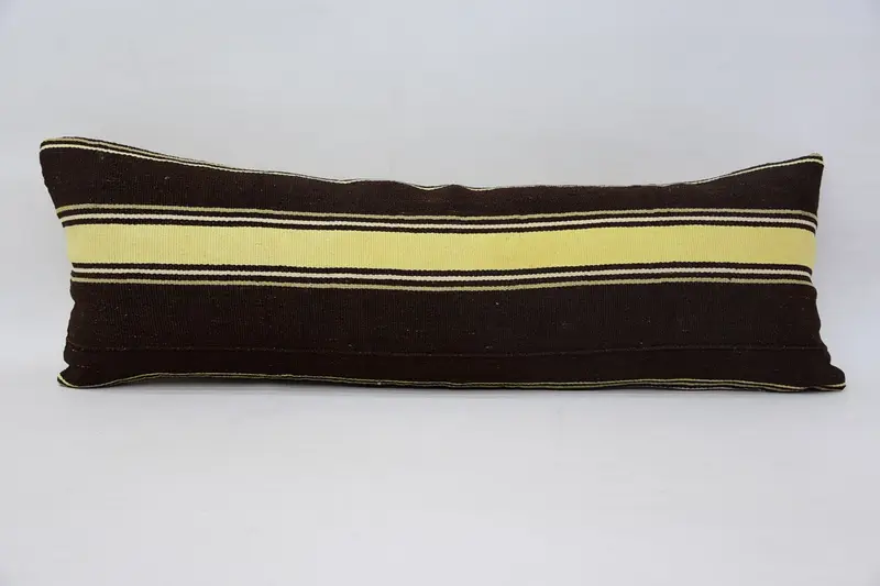 Pillow Cover, 12x36 Brown Pillow Cover, Pillow for Sofa, Home Decor Pillow, Interior Designer Pillow, Chair Pillow Cover, Floor Cushion Cover - 5