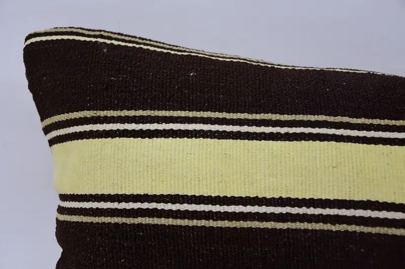 Pillow Cover, 12x36 Brown Pillow Cover, Pillow for Sofa, Home Decor Pillow, Interior Designer Pillow, Chair Pillow Cover, Floor Cushion Cover - 2