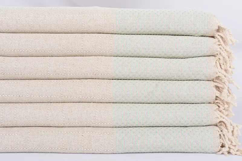 Monogram Hand Towel, 40x20 Cotton Polka Dot Towel, Handmade Gift, Best Friend Wedding Gift, Turkish Towel Hand Towel, Gift For Her, Bridesmaid Gifts - 3