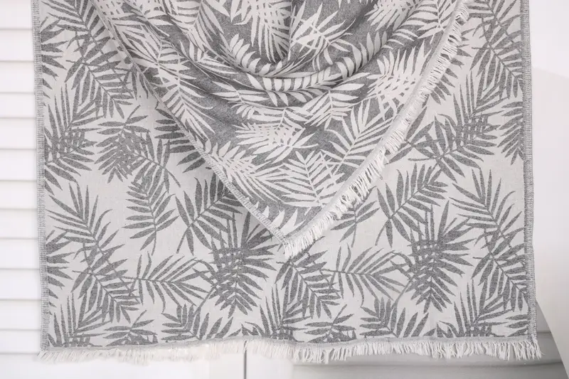 Peshtemal Towel USA, Bachelor Gift, Organic towel, 64x40 Cotton Floral Patterned Towel, Monogram Turkish Towel, Large Turkish Towel, Towel With Name - 1