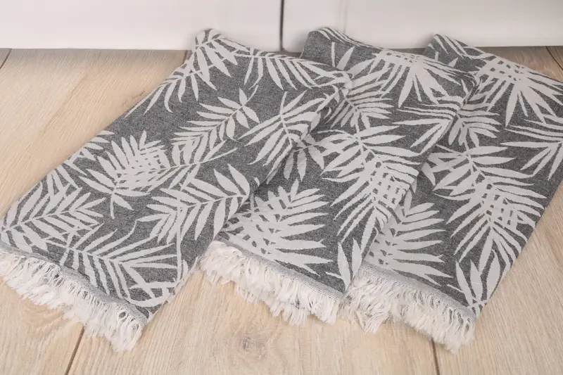 Peshtemal Towel USA, Bachelor Gift, Organic towel, 64x40 Cotton Floral Patterned Towel, Monogram Turkish Towel, Large Turkish Towel, Towel With Name - 7