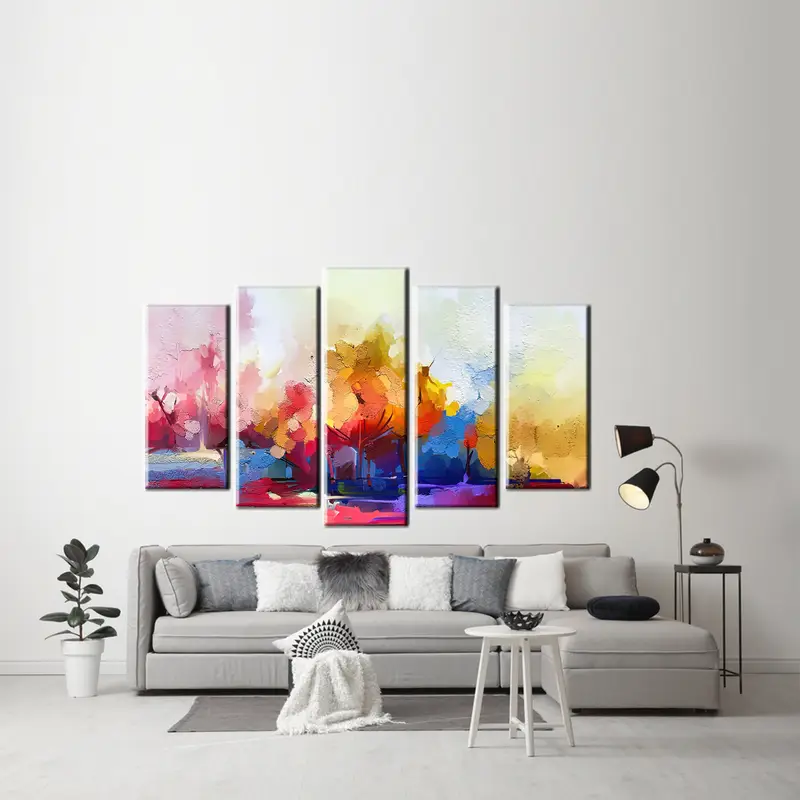 Abstract Colorful Wall Art, Large Oil Painting, Thick Colorful Oil Large Wall Painting Canvas Oil Painting Abstract Large Canvas Artwork - 10