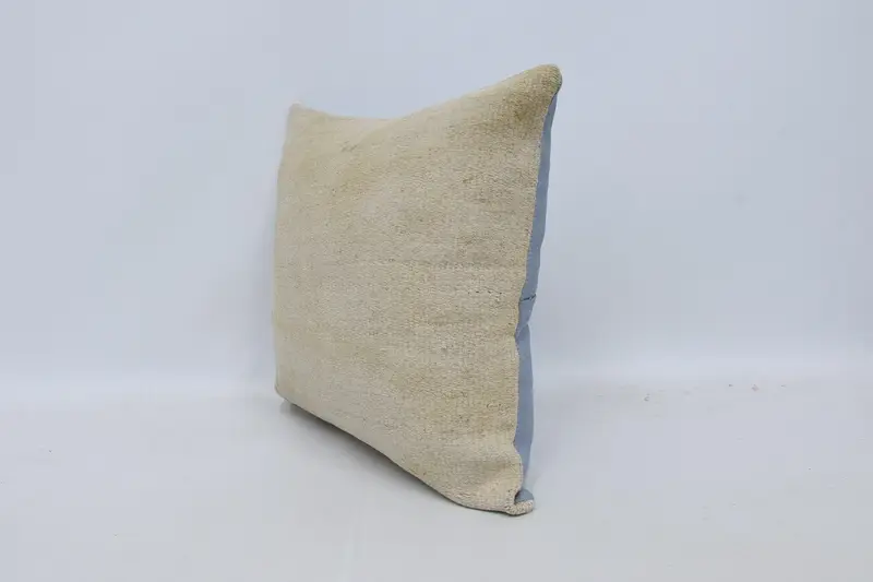 Pillow for Couch, 18x18 Beige Pillow Cover, Chair Pillow Case, Kilim Pillow, Tapestry Pillow Cover, Antique Pillows, Pillow Case - 4