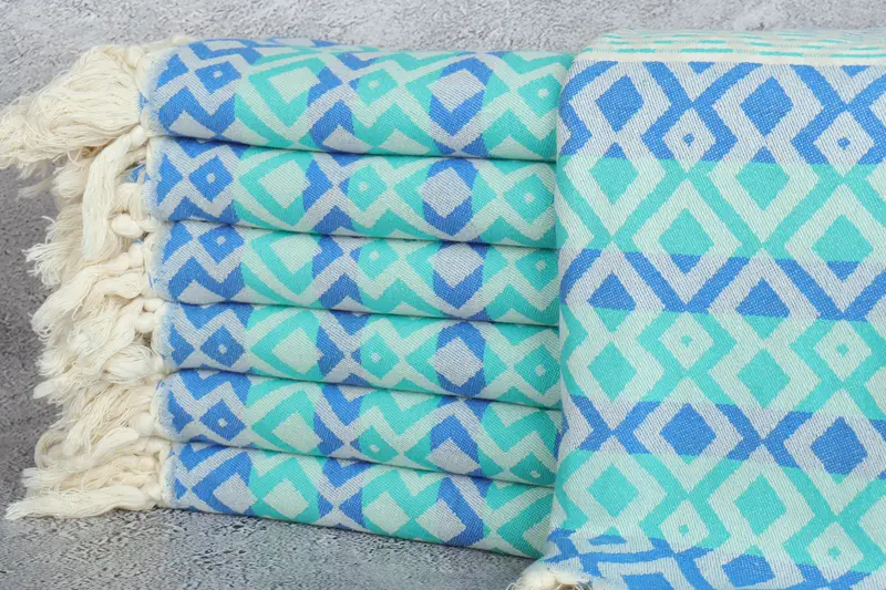 70x40 Cotton Diamond Towel, Bachelorette Party Favors, Travel towel, Anniversary Gift For Her, Monogram Towels, Bachelorette Party Decorations - 1
