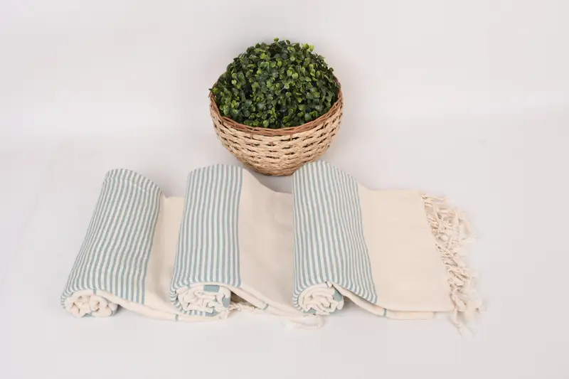 Peshtemal Towel, Bridesmaid Gifts Personalized, Cotton towel, 70x40 Cotton Striped Towel, Cute Beach Towel, Absorbent towel, Organic Turkish towel - 8