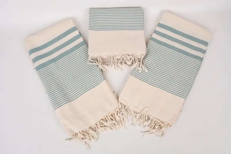 Peshtemal Towel, Bridesmaid Gifts Personalized, Cotton towel, 70x40 Cotton Striped Towel, Cute Beach Towel, Absorbent towel, Organic Turkish towel - 6