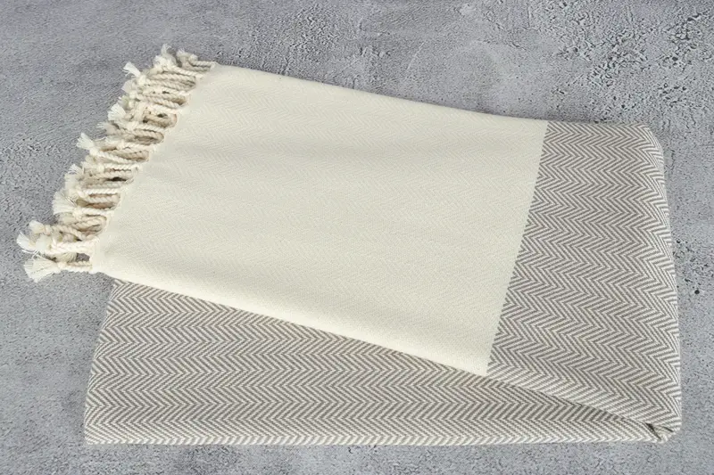 Personalized Wedding Gift, 70x36 Cotton Zig zag Towel, Bridal Shower Gifts, Personalized Beach Towel, Large Beach Towel Personalized, Gift For Him - 6