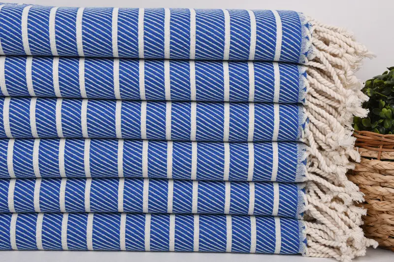 Bridesmaid Gifts, Valentines Day Gift, Bachelor Bachelorette Party Favors, Decorative Towel, Turkish bath towel, 70x40 Bamboo Striped Towel - 2