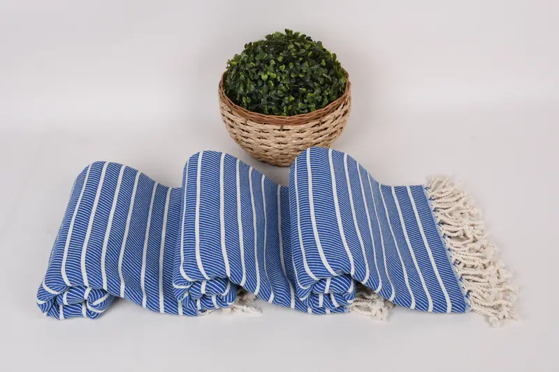 Bridesmaid Gifts, Valentines Day Gift, Bachelor Bachelorette Party Favors, Decorative Towel, Turkish bath towel, 70x40 Bamboo Striped Towel - 8