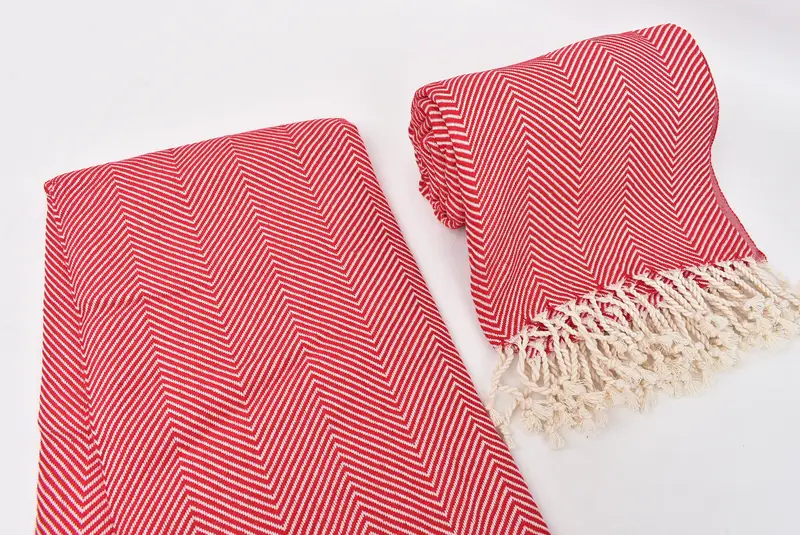 Fouta Towel、Luxury Towel、Personalized Gifts、70x40 Cotton Herringbone Towel、名前のタオル、ブリデメイドビーチタオル、バレンタインギフト - 7