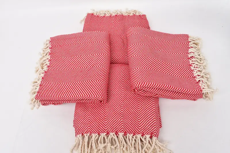 Fouta Towel、Luxury Towel、Personalized Gifts、70x40 Cotton Herringbone Towel、名前のタオル、ブリデメイドビーチタオル、バレンタインギフト - 6