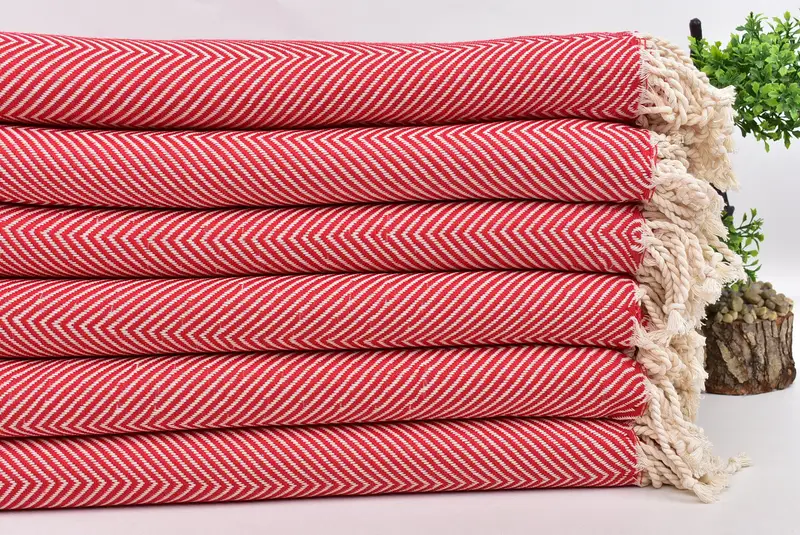 Fouta Towel、Luxury Towel、Personalized Gifts、70x40 Cotton Herringbone Towel、名前のタオル、ブリデメイドビーチタオル、バレンタインギフト - 3