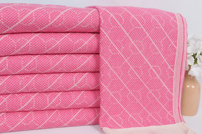 36x18 Cotton Geometric Towel, Bathroom Towels, Personalized Gift, Beach Bachelorette Party Decorations, Bridesmaid Gifts, Best Friend Christmas Gift - 2