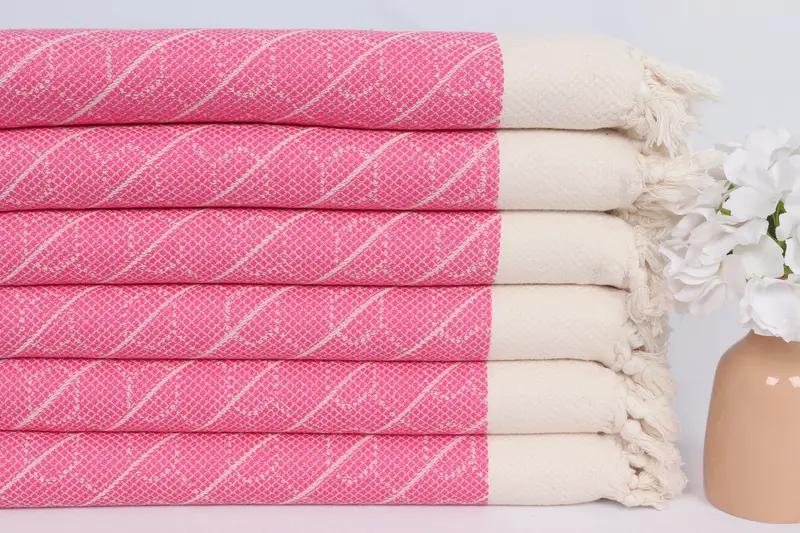36x18 Cotton Geometric Towel, Bathroom Towels, Personalized Gift, Beach Bachelorette Party Decorations, Bridesmaid Gifts, Best Friend Christmas Gift - 3