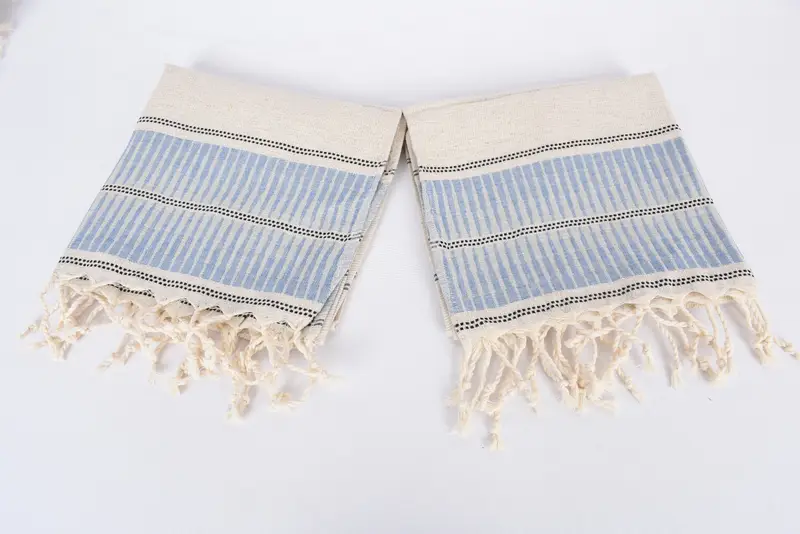 Customized Turkish Towel, Bathroom Towels, Small Bath Towels, Valentines Day Gift Idea, Personalized Dish Towel, 40x20 Linen Striped Towel - 6