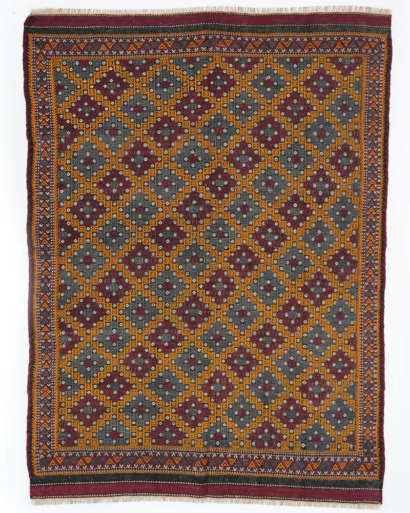 Kırmızı Halı, 5,5x7,4 ft Zarif Konfor