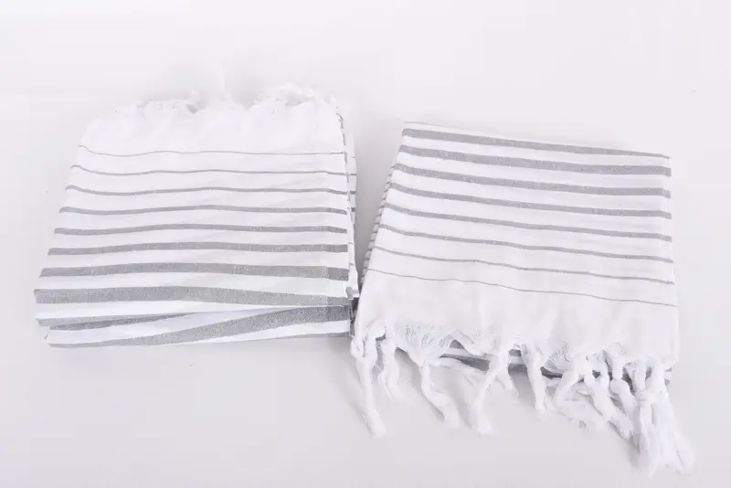 68x36 Cotton Striped Towel, Bridemaids Beach Towel, Valentines Gift, Bachelorette Party Gift, Absorbent Turkish towel, Personalized Towel - 7