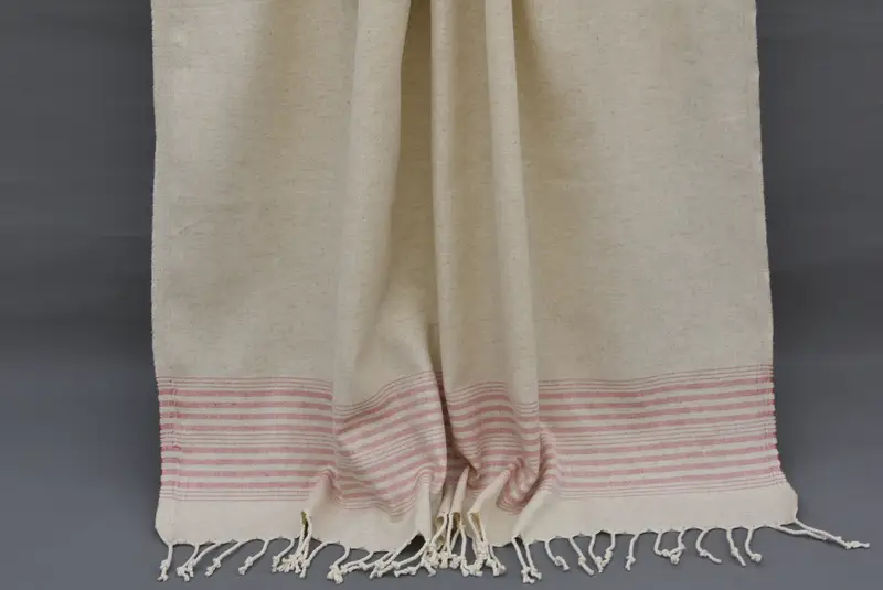 Organic towel, 68x40 Linen Striped Towel, Organic Towel, Beach Towel Gift, Handmade Turkish hammam towel, Bridal Shower Favor, Home Decor Gifts - 6