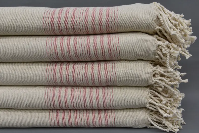 Organic towel, 68x40 Linen Striped Towel, Organic Towel, Beach Towel Gift, Handmade Turkish hammam towel, Bridal Shower Favor, Home Decor Gifts - 3