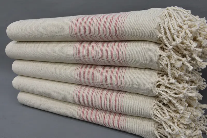 Organic towel, 68x40 Linen Striped Towel, Organic Towel, Beach Towel Gift, Handmade Turkish hammam towel, Bridal Shower Favor, Home Decor Gifts - 1