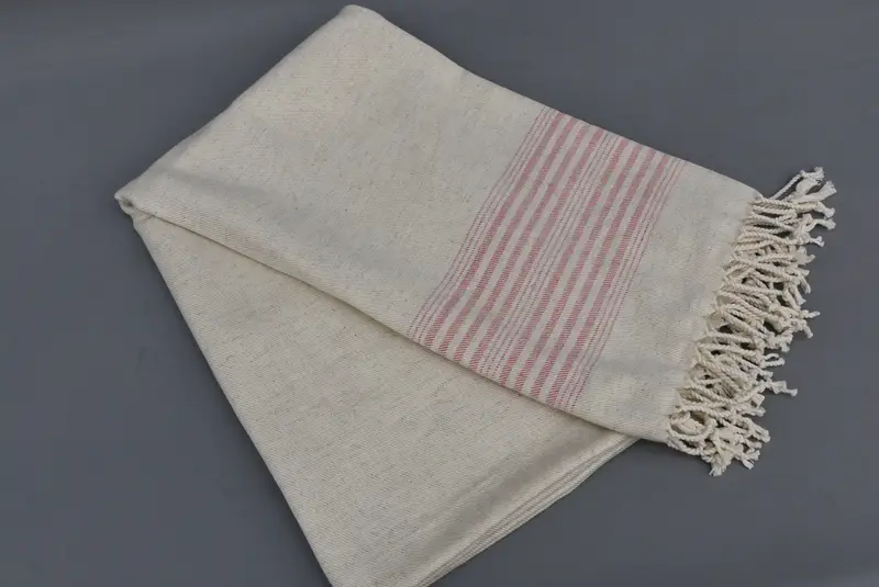 Organic towel, 68x40 Linen Striped Towel, Organic Towel, Beach Towel Gift, Handmade Turkish hammam towel, Bridal Shower Favor, Home Decor Gifts - 7