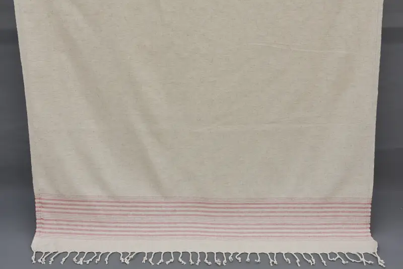 Organic towel, 68x40 Linen Striped Towel, Organic Towel, Beach Towel Gift, Handmade Turkish hammam towel, Bridal Shower Favor, Home Decor Gifts - 5