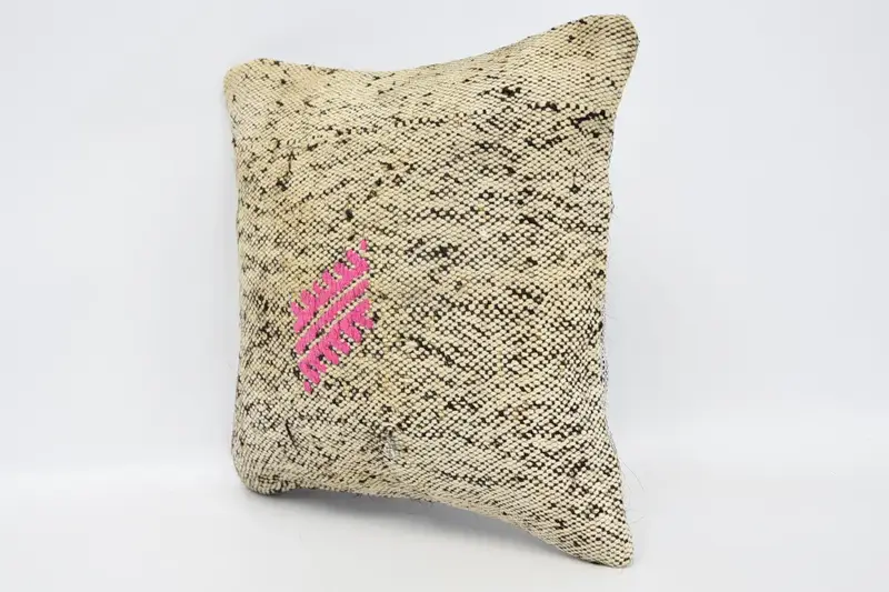 Cushion Cover, Comfy Throw Pillow Cover, 12x12 Beige Cushion Cover, Antique Pillows, Kilim Pillow, Aztec Pillow Case, Home Decor Pillow - 4