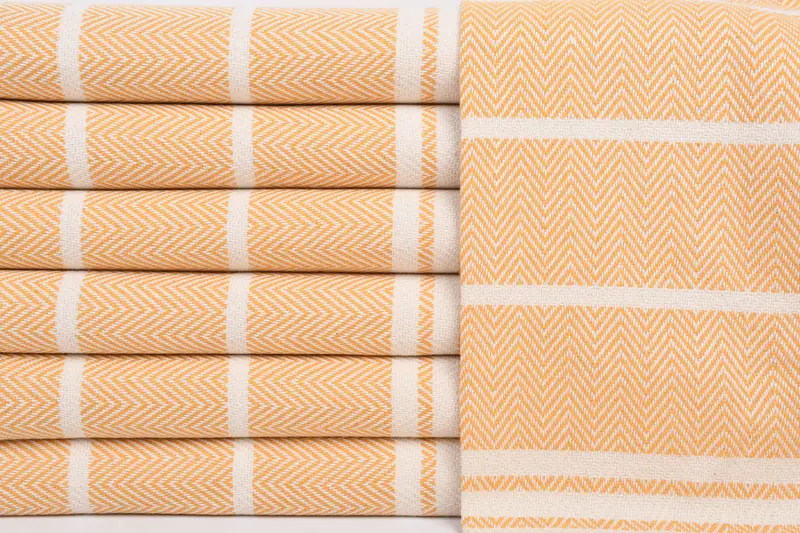 Bridal Shower Gift, Girl Trip Party Favor, Personalized Gift, Valentines Gift, Monogrammed Hand Towel, Kitchen Towel, 40x20 Cotton Striped Towel - 1