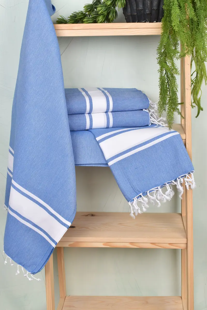Home Gift, 70x40 Cotton Striped Towel, Bachelorette Gifts, Monogram Towels, Bath towel, Sand-resistant towel, Thin and lightweight Turkish peshtemal - 6