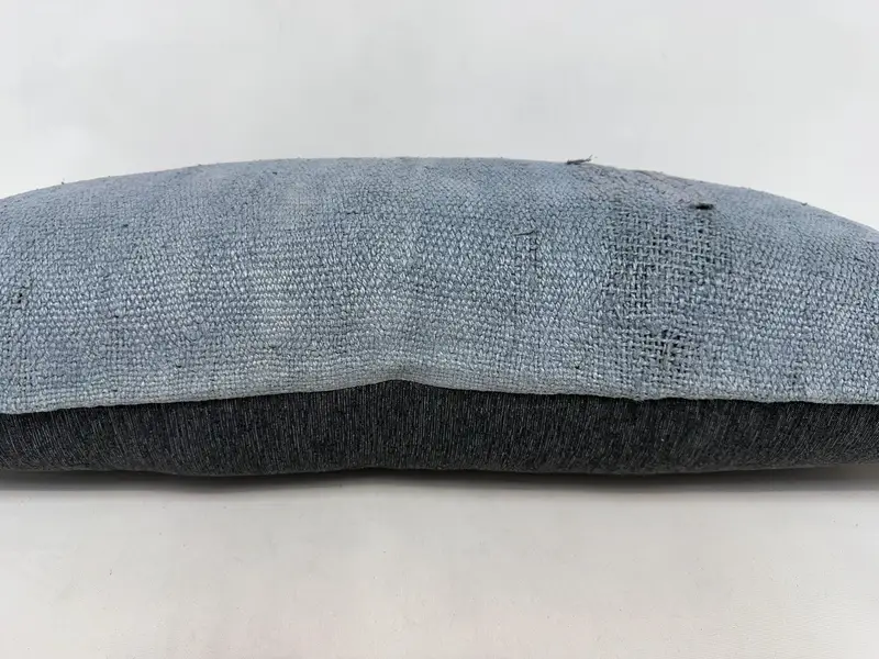 Vintage Pillow, Chair Pillow Cover, Home Decor Pillow, Cushion Cover, Pastel Pillow Cover, Vintage Kilim Throw Pillow, 16x36 Gray Pillow - 5
