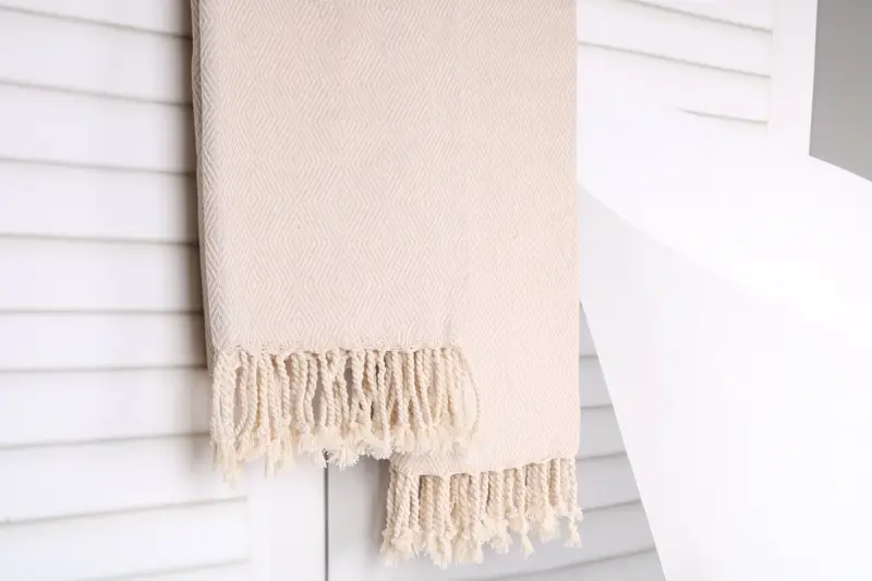 Gift For Mom, 74x40 Cotton Diamond Towel, Gym Towel, Turkish bath towel, Embroidered Towel, Wedding Favors, Organic cotton Turkish peshtemal towel - 8