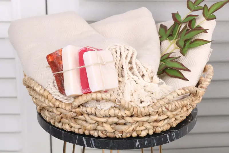 Gift For Mom, 74x40 Cotton Diamond Towel, Gym Towel, Turkish bath towel, Embroidered Towel, Wedding Favors, Organic cotton Turkish peshtemal towel - 5