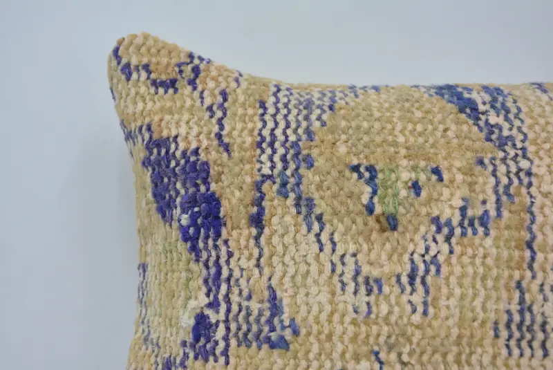 Rustic Cushion Case, Aesthetic Pillow, Antique Pillows, Pillow for Sofa, Pillow Case, Handmade Kilim Cushion, 12x12 Beige Cushion Case - 2