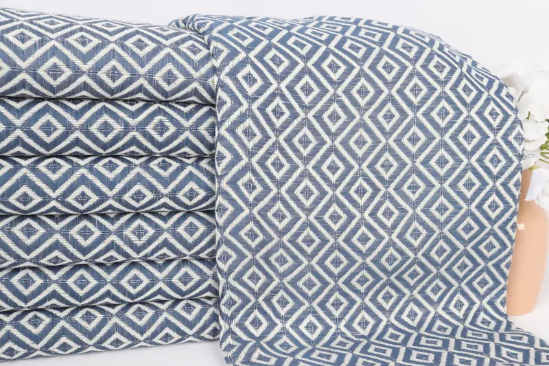 Monogrammed Beach Towel, Organic Cotton Towel, Valentines Day Gift For Him, Personalized Gifts, Custom Beach Towel, 70x40 Cotton Diamond Towel - 2