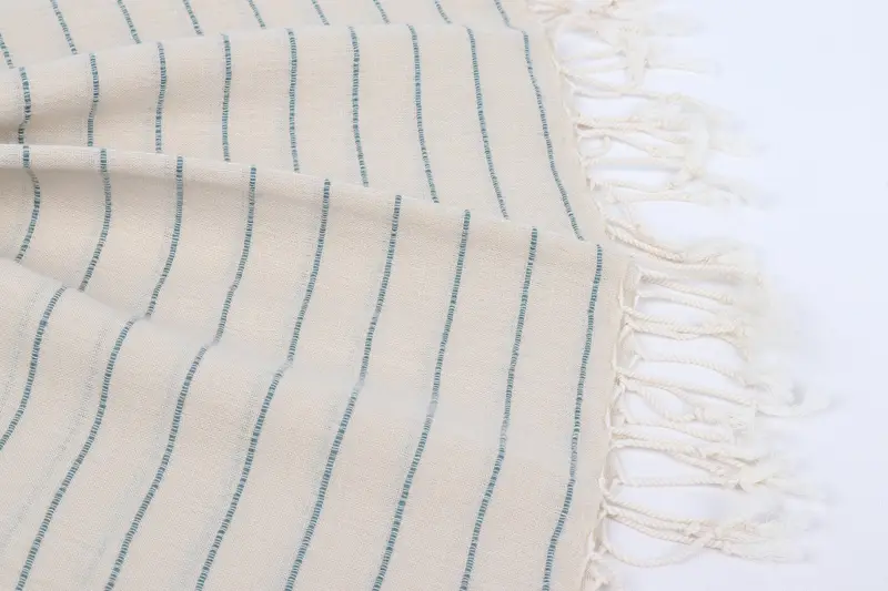 Housewarming Gift, 64x38 Linen Striped Towel, Personalized Bridesmaid Gift, Turkish bath towel for spa, Christmas Gift, Lightweight Turkish towel - 8