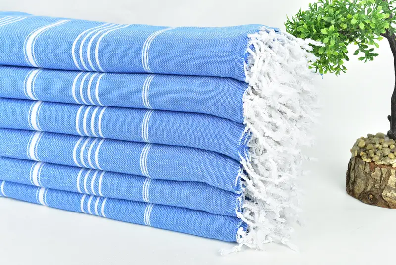 Mother Of The Groom Gift, Turkish Bedcover, 96x80 Cotton Striped Towel, Monogram Blanket, Christmas Tablecloth, Woven Blanket, Personalized Gifts - 3