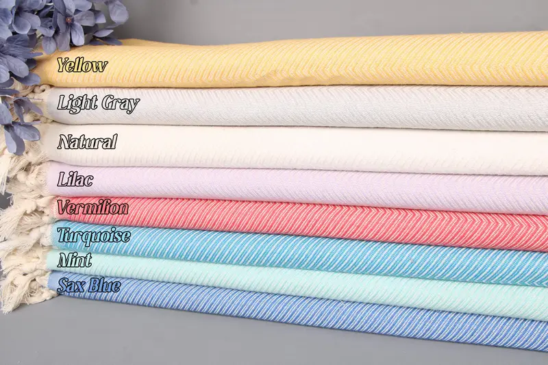 Zig Zag Personalized Cotton Blanket Beige Ikat, 67x83 Inches