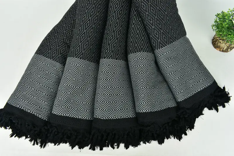 Bridal Shower Gift, 100x80 Cotton Diamond Towel, Bachelorette Gifts, Personalized Blanket, Customized Turkish Blanket, Valentines Day Gift For Him - 4