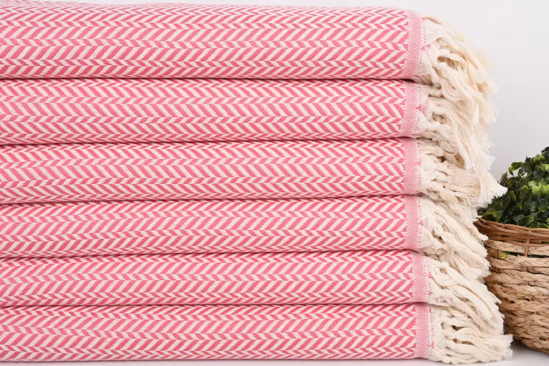 Custom Wedding Gift, 70x40 Cotton Chevron Towel, Personalize Gift, Hammam towel, Wedding Towel, Vegas Bachelorette Party Favors, Large Turkish Towel - 2