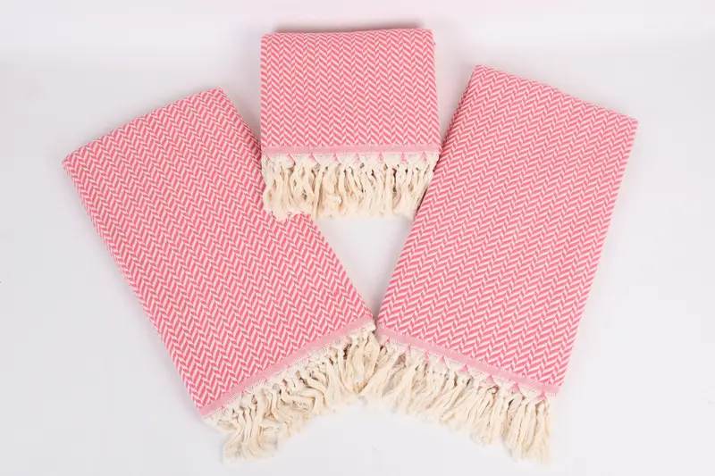 Custom Wedding Gift, 70x40 Cotton Chevron Towel, Personalize Gift, Hammam towel, Wedding Towel, Vegas Bachelorette Party Favors, Large Turkish Towel - 6