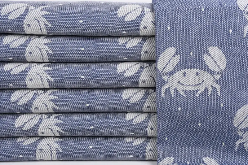 Absorbent Turkish towel, Luxury towel, Turkish Beach Towel Monogram, Personalized Gifts, 68x40 Cotton Crab Design Towel, Bachelor Towel, Bride Gift - 3