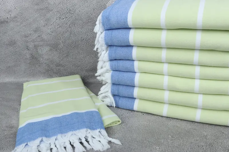 Handmade Gift, Personalized Gift For Him, Wedding Favors, Personalized Turkish Towel, 68x40 Cotton Striped Terry Towel, Girl Trip Party Favor - 2