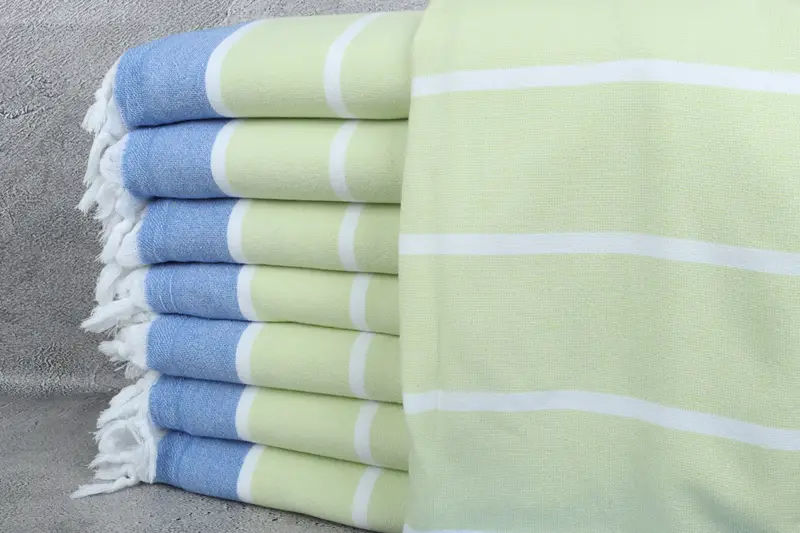 Handmade Gift, Personalized Gift For Him, Wedding Favors, Personalized Turkish Towel, 68x40 Cotton Striped Terry Towel, Girl Trip Party Favor - 1