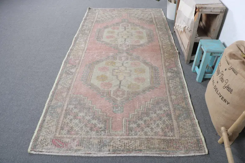 Roter und grüner Teppich, 4,2 x 8,4 Fuß, elegantes, einfarbiges Muster