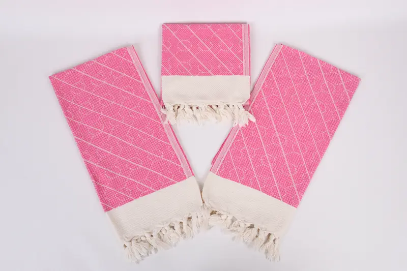 Wedding Favors, Gift For The Home, 36x18 Cotton Geometric Towel, Grandma Gift, Monogram Turkish Bath Towel, Bathroom Towels, Turkish Hand Towel - 6