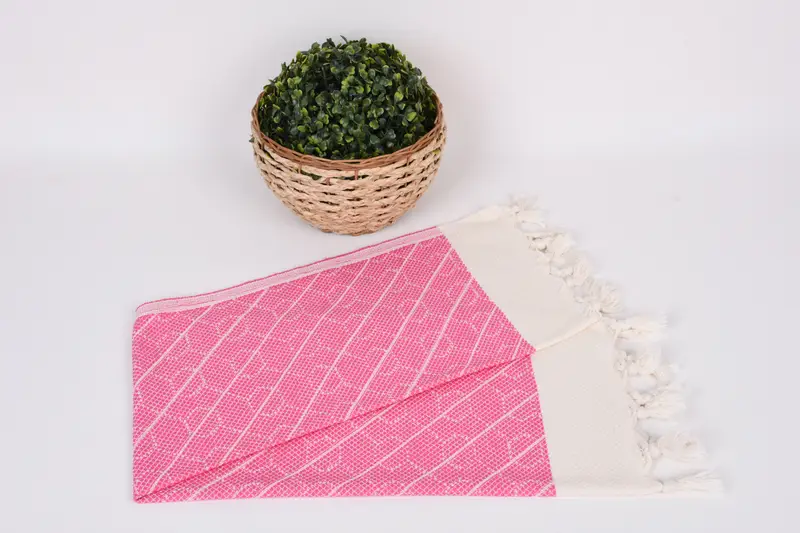 Wedding Favors, Gift For The Home, 36x18 Cotton Geometric Towel, Grandma Gift, Monogram Turkish Bath Towel, Bathroom Towels, Turkish Hand Towel - 4
