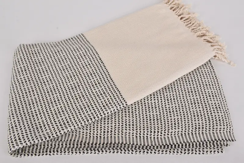 Organic cotton peshtemal for spa and beach, Bridesmaid Gift Towel, Sand-resistant towel, Christmas Favors, 70x40 Cotton Diamond Towel, Hammam towel - 4